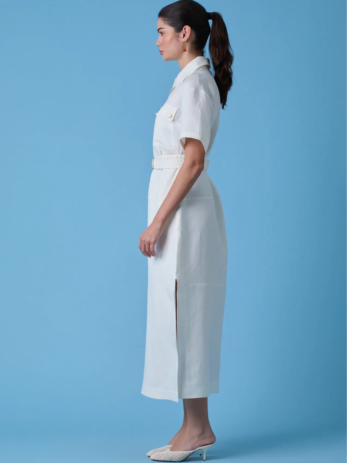 OFF WHITE LAWRENCE DRESS