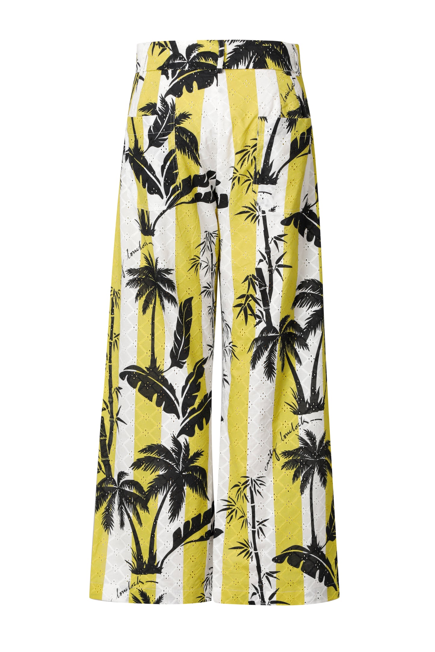 YELLOW LIME STACEY PANTS