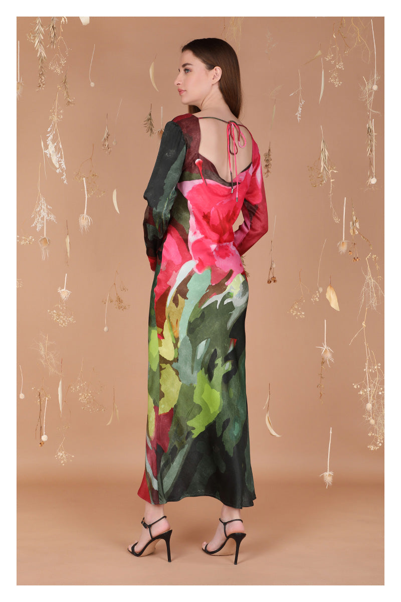 MULTI NICOLLETTE MAXI DRESS
