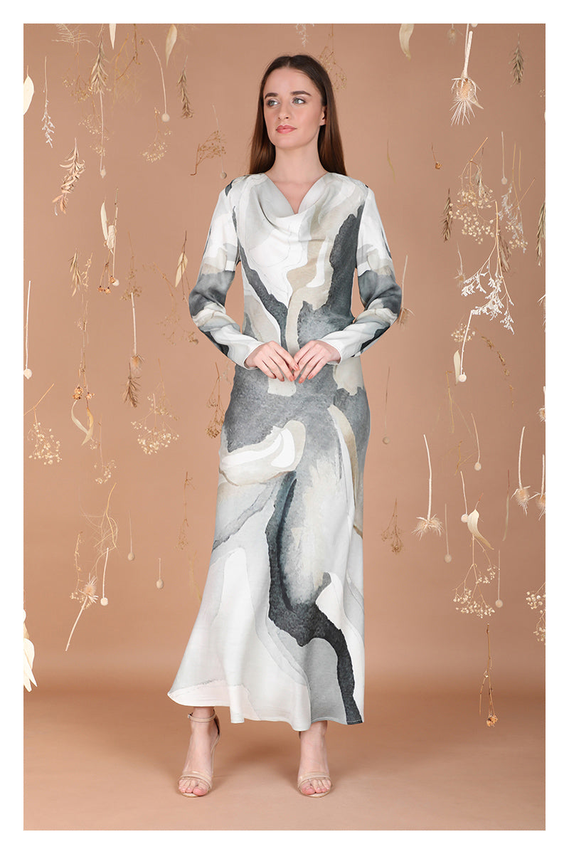 GRAY YAAIMA MAXI DRESS