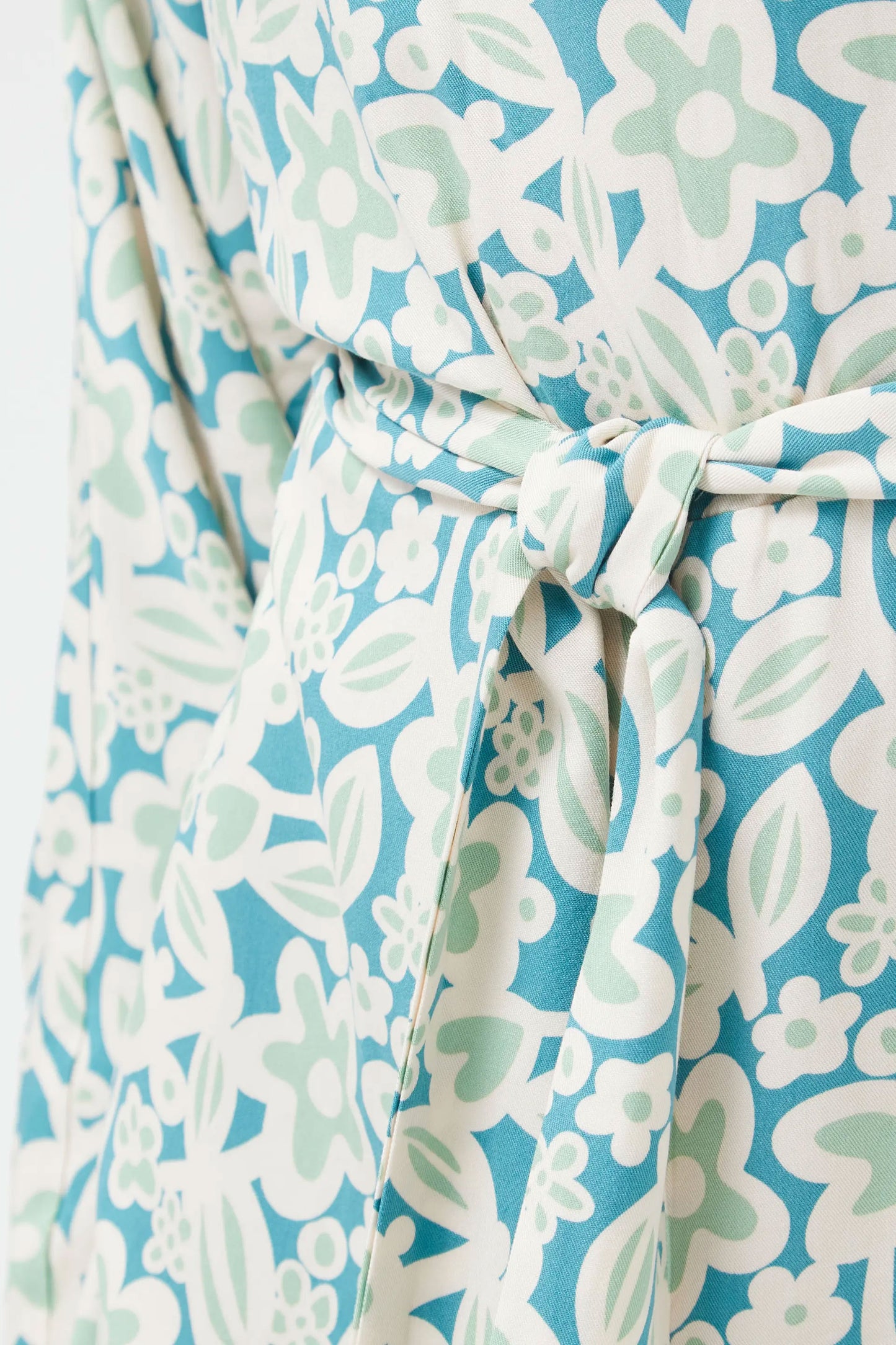 AQUA PRINT MINI SHIRTDRESS