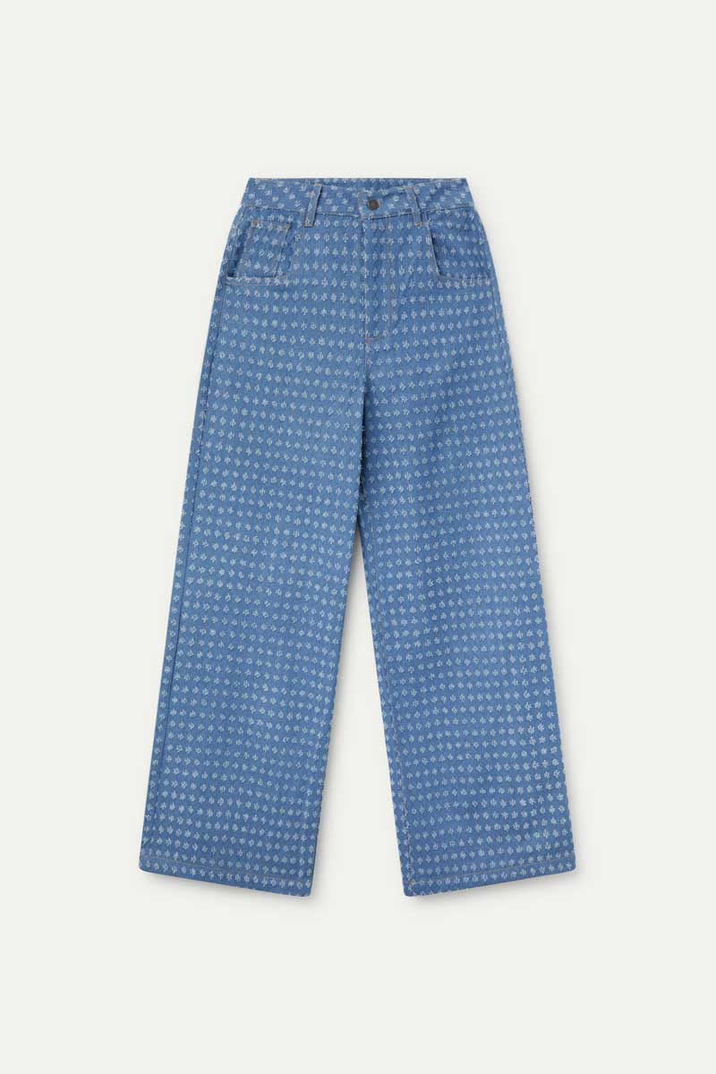 DENIM DOT PANT