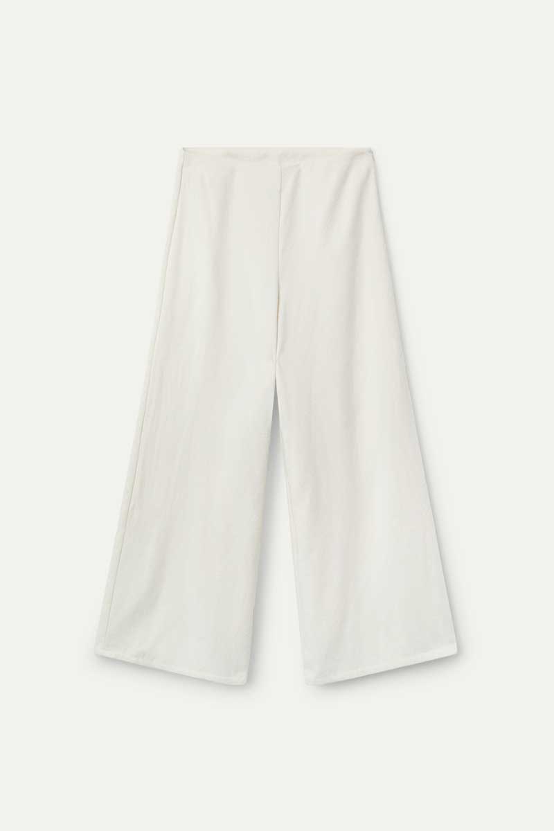 WHITE STRAIGHT PANT