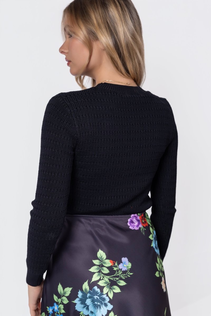 BLACK PAIGE TOP