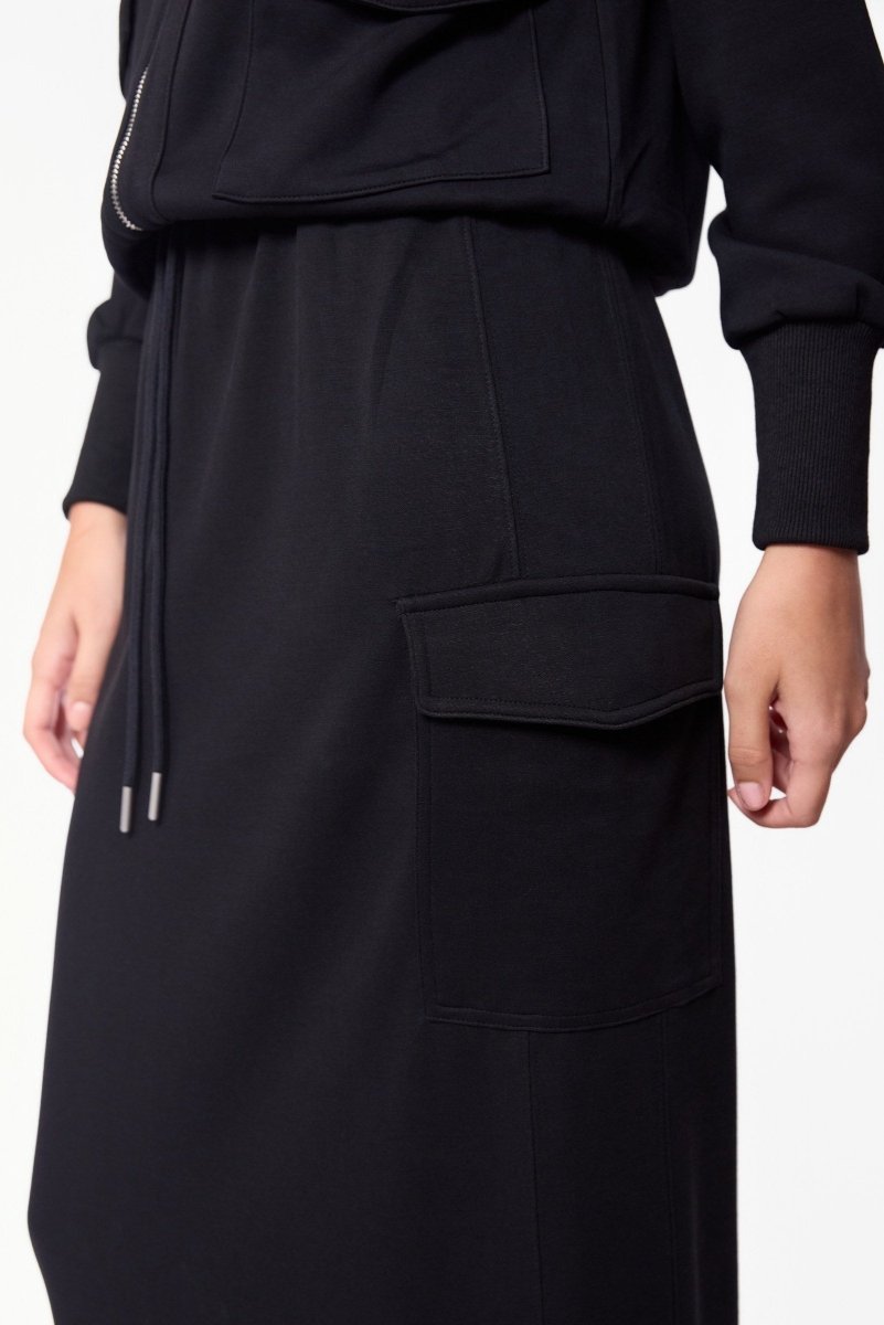 BLACK MINA CARGO SKIRT