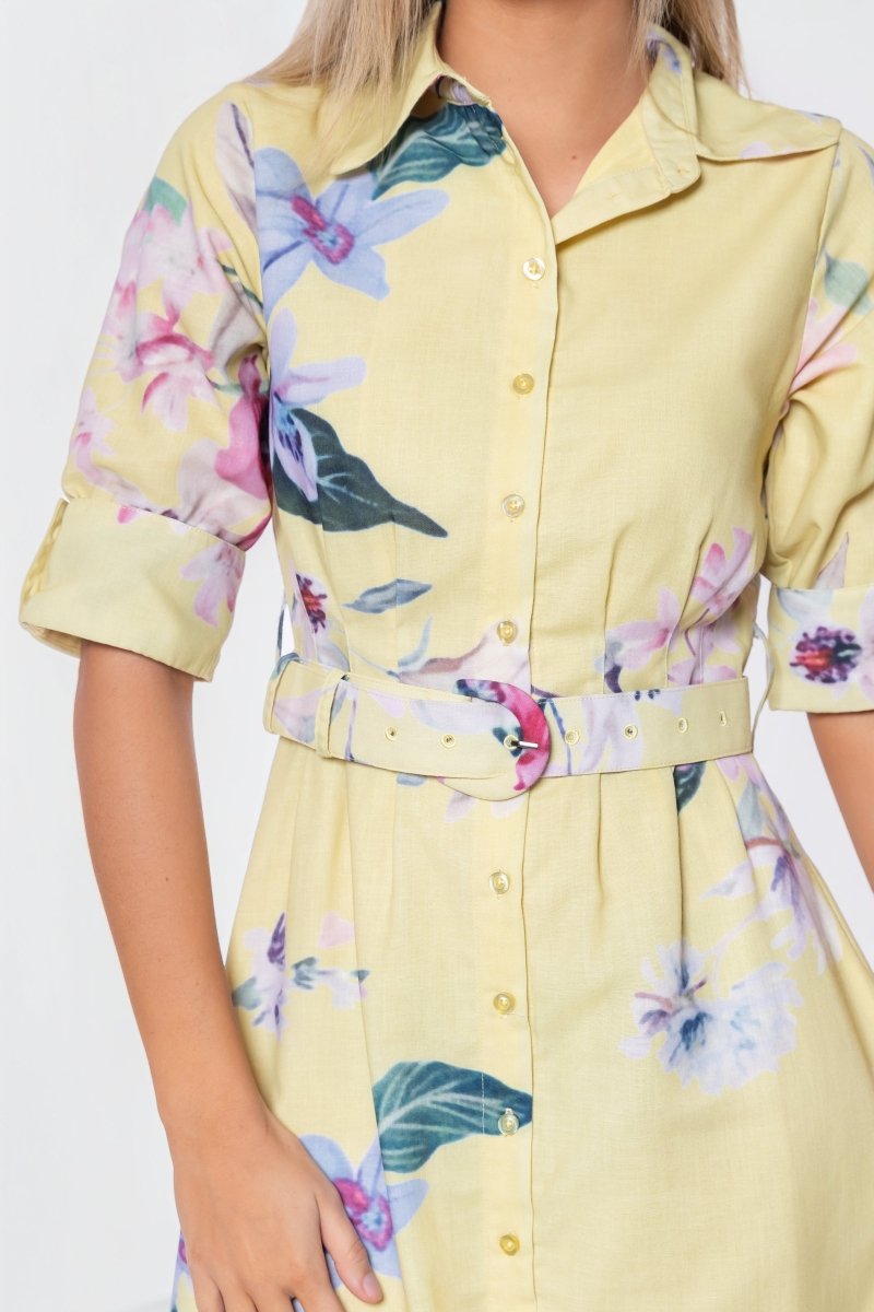 YELLOW LORINA DRESS