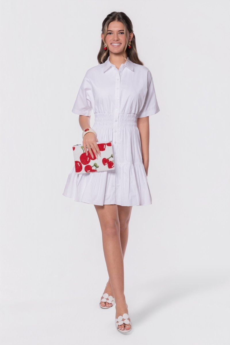 WHITE WRENLEY DRESS