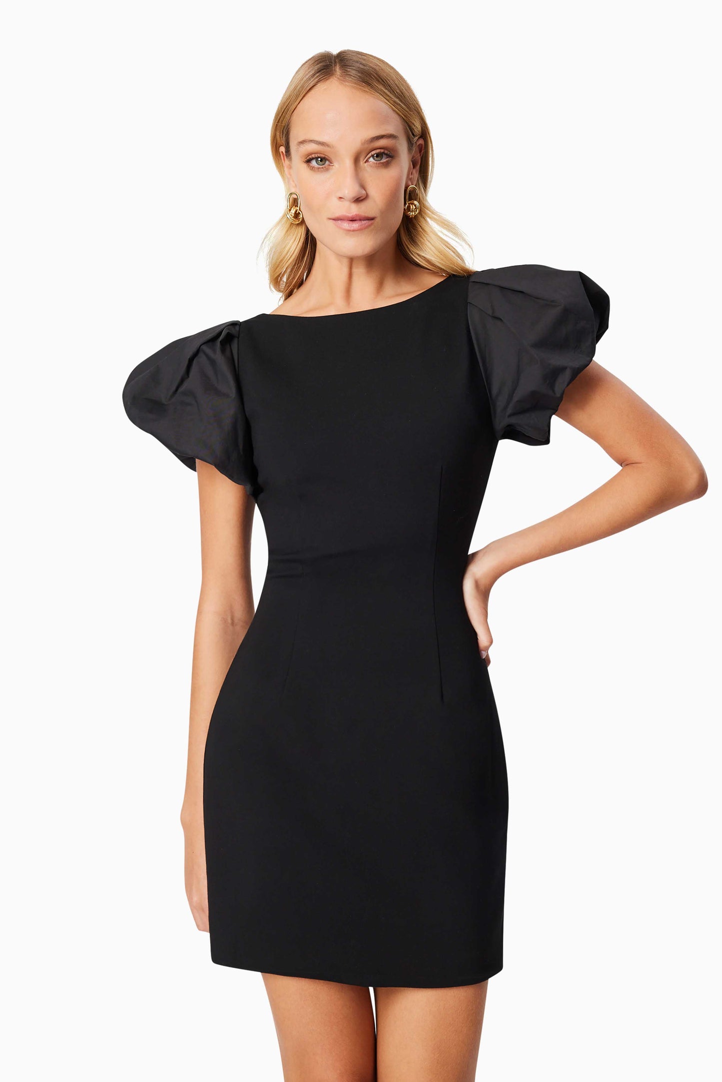 BLACK EDEN DAY MINI DRESS