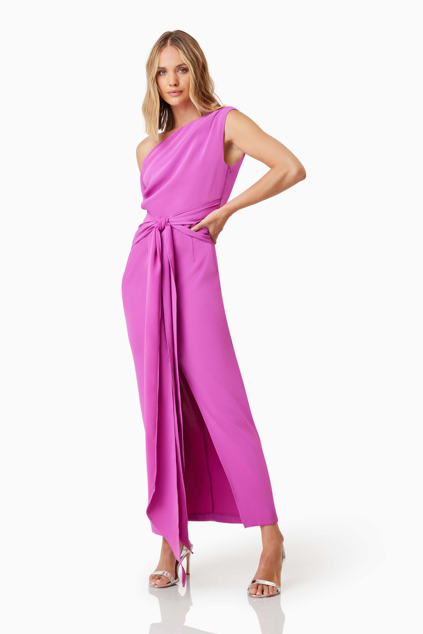 FUCSIA KENNA COCKTAIL MAXI DRESS