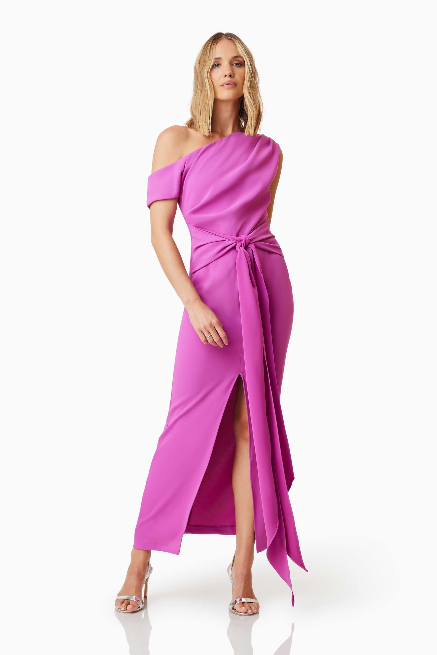 FUCSIA KENNA COCKTAIL MAXI DRESS
