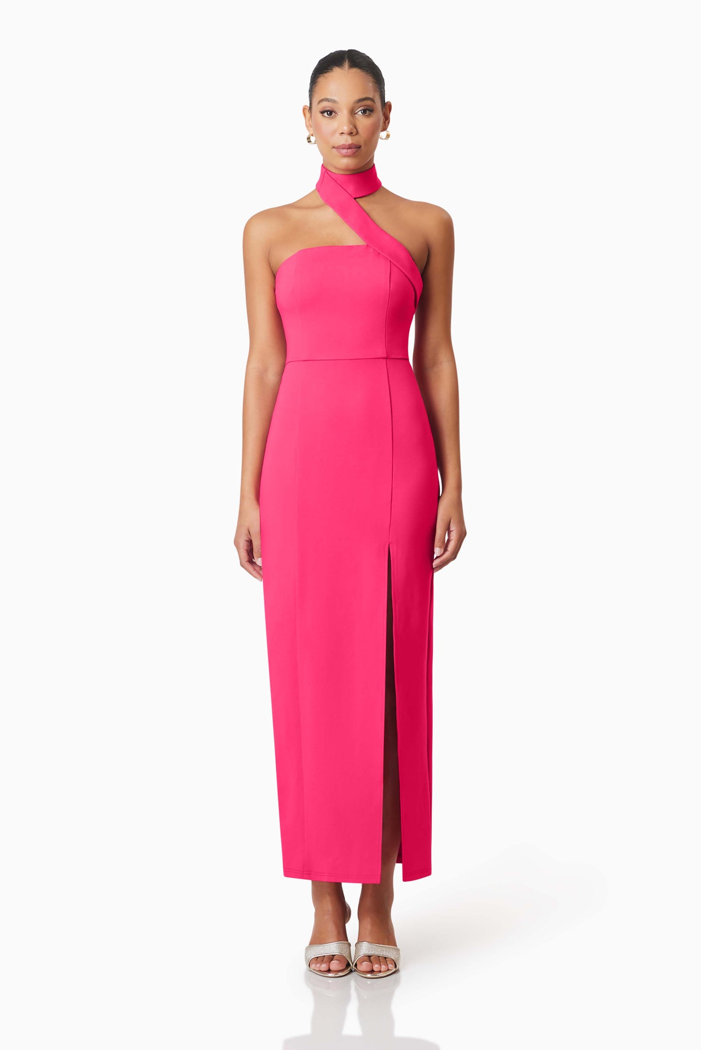 HALONA MAXI DRESS FUCHSIA