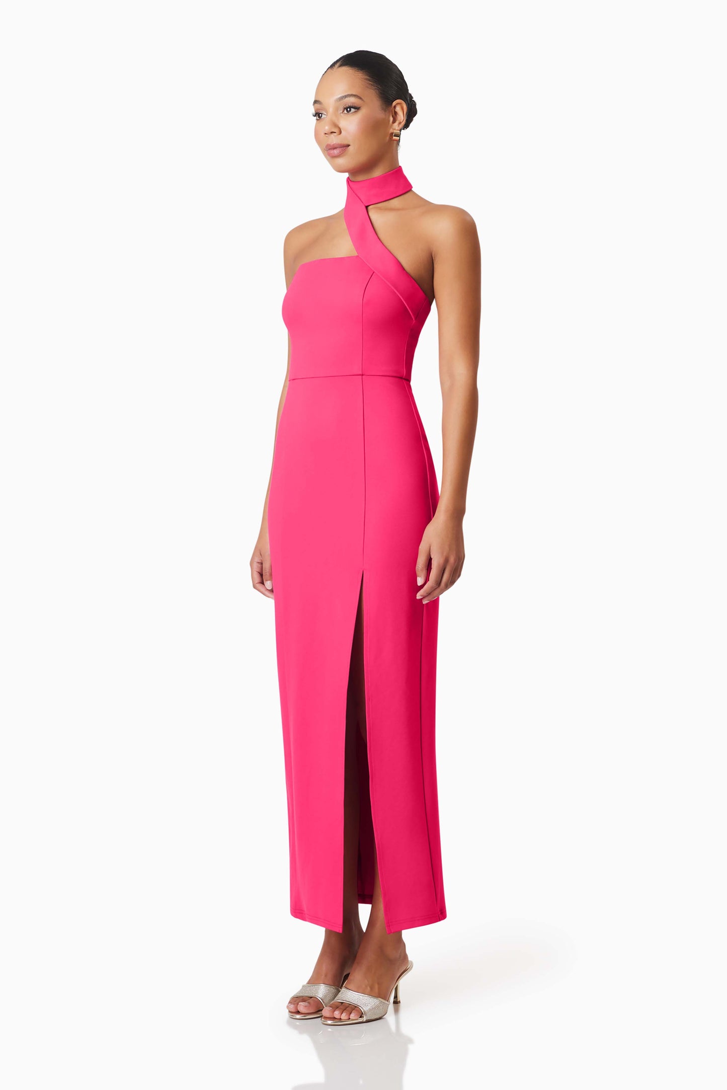 HALONA MAXI DRESS FUCHSIA