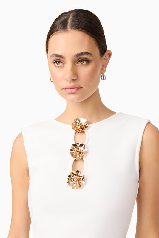 IVORY CELINA MINI DRESS