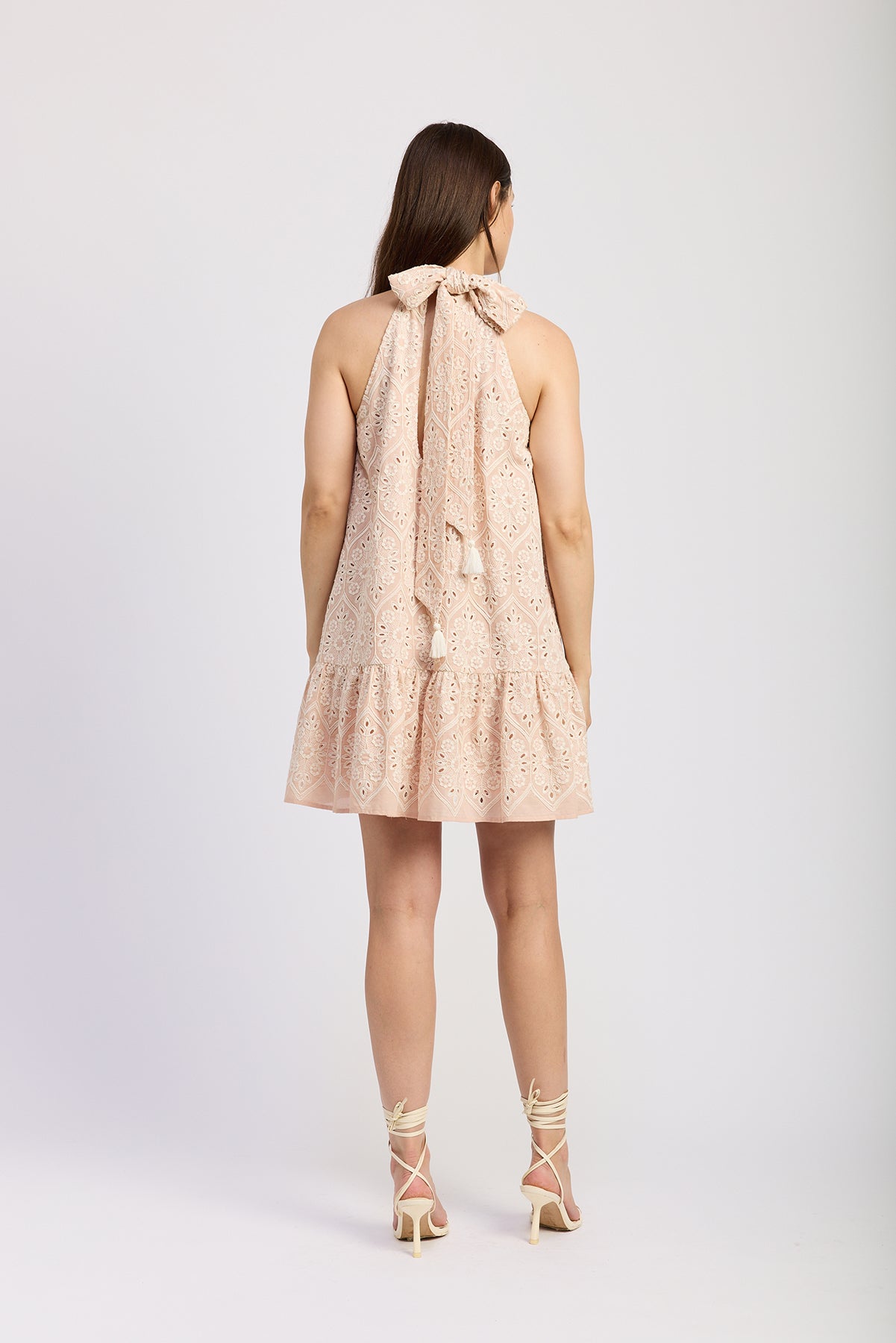 PINK NATURAL ELANA MINI DRESS