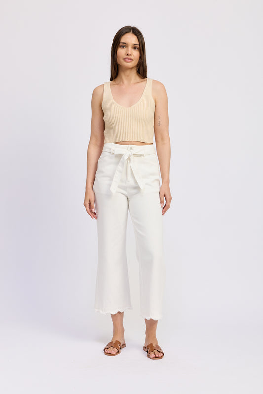 WHITE COURTNEY PANTS