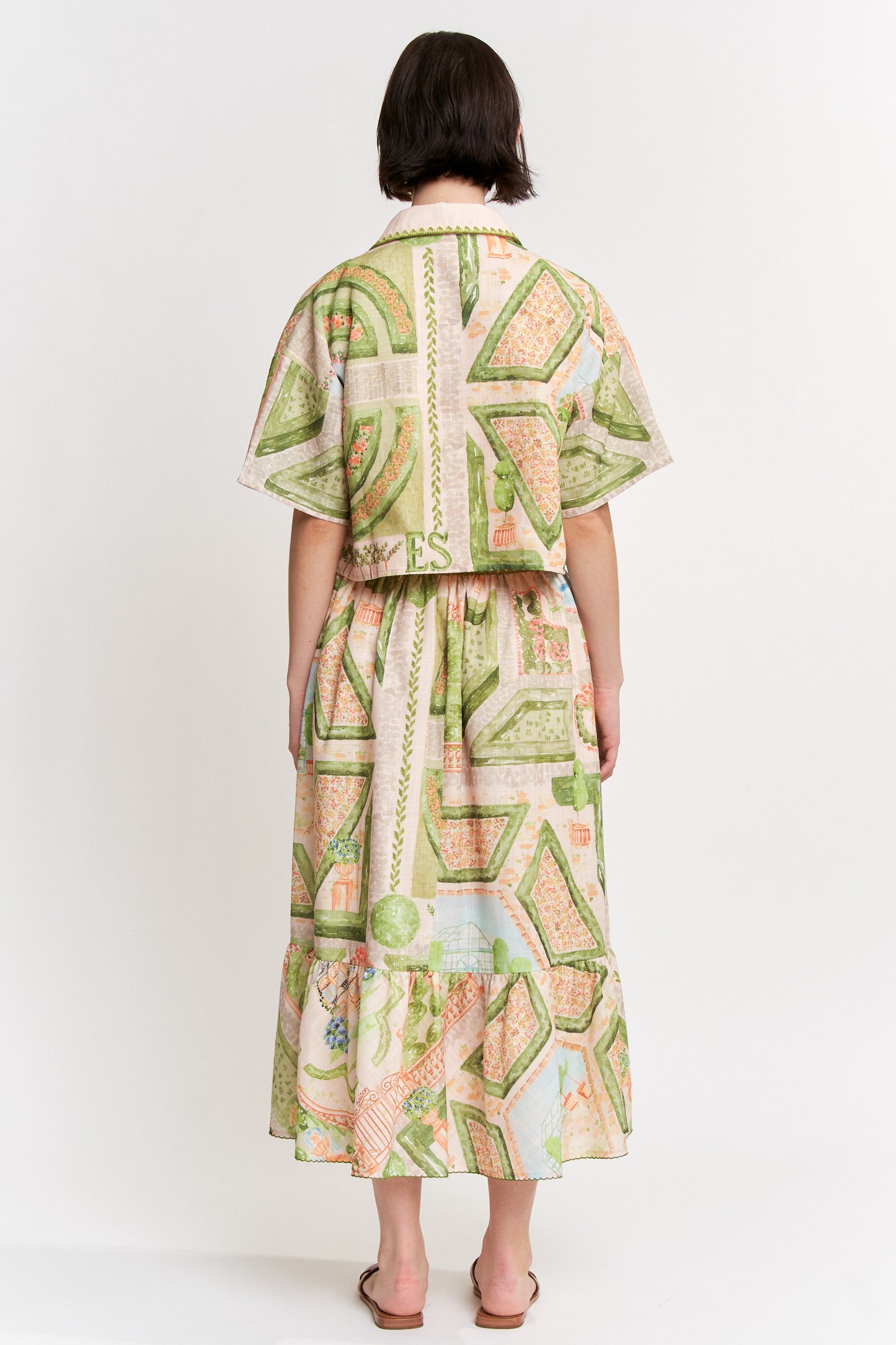 IVORY OLIVE SARIYAH BOXY TOP