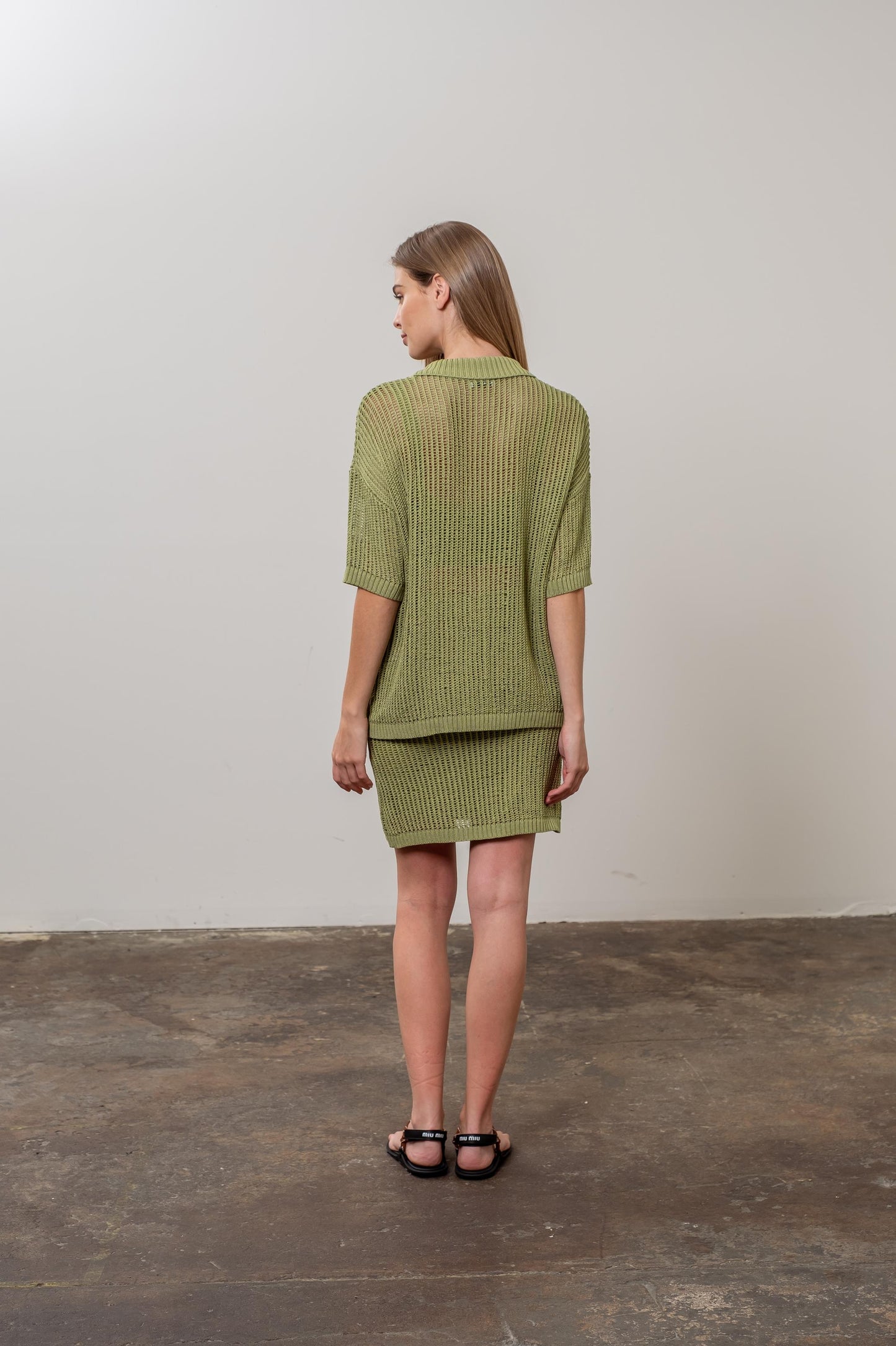 SAGE KNIT SHORT CARDIGAN