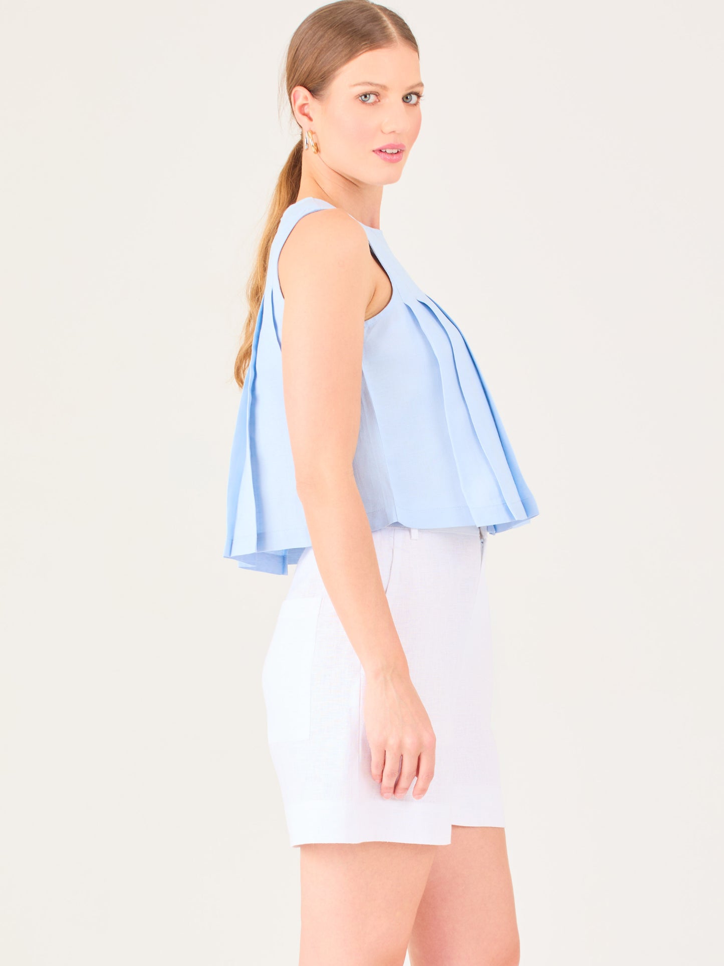 BABY BLUE STAR TOP