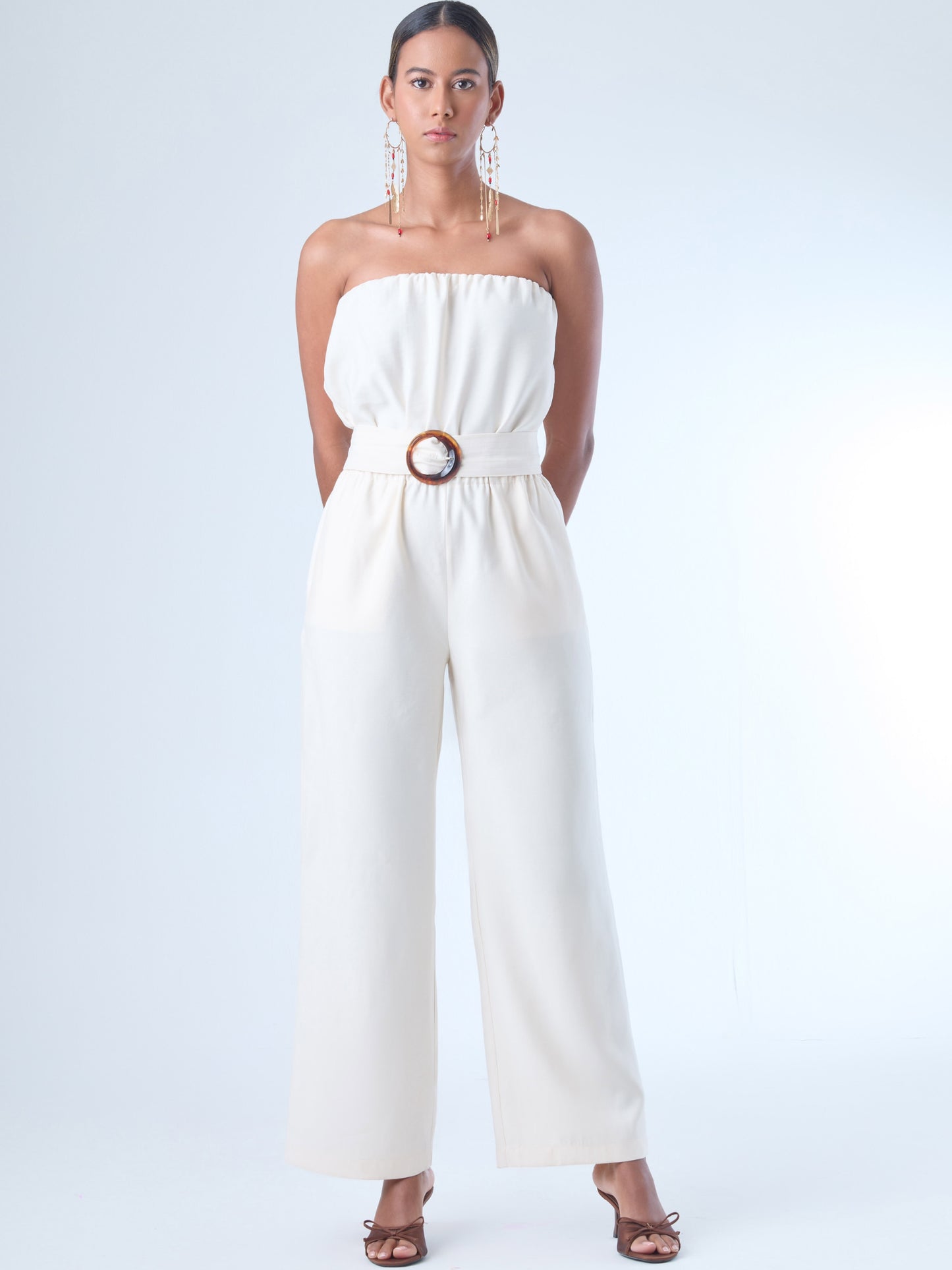 WHITE ZURICH JUMPSUIT