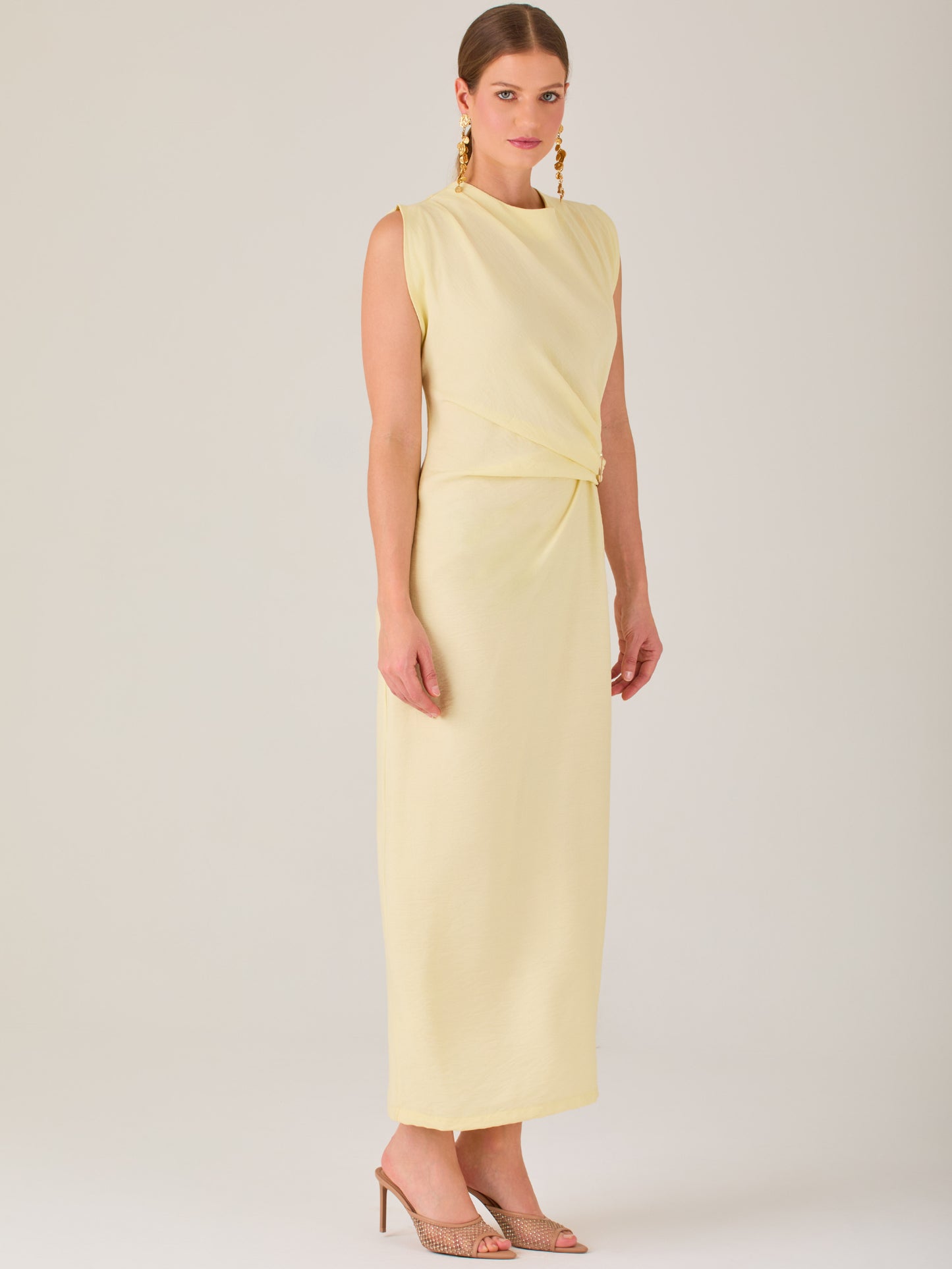 YELLOW TROPIA DRESS