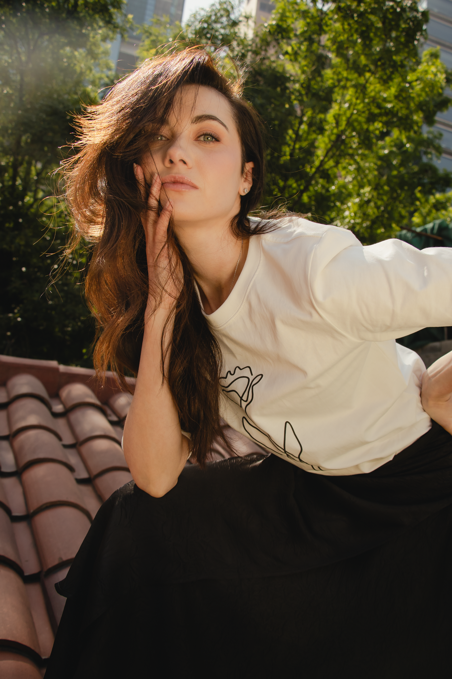 FLEUR T-SHIRT FLOWER PRINT