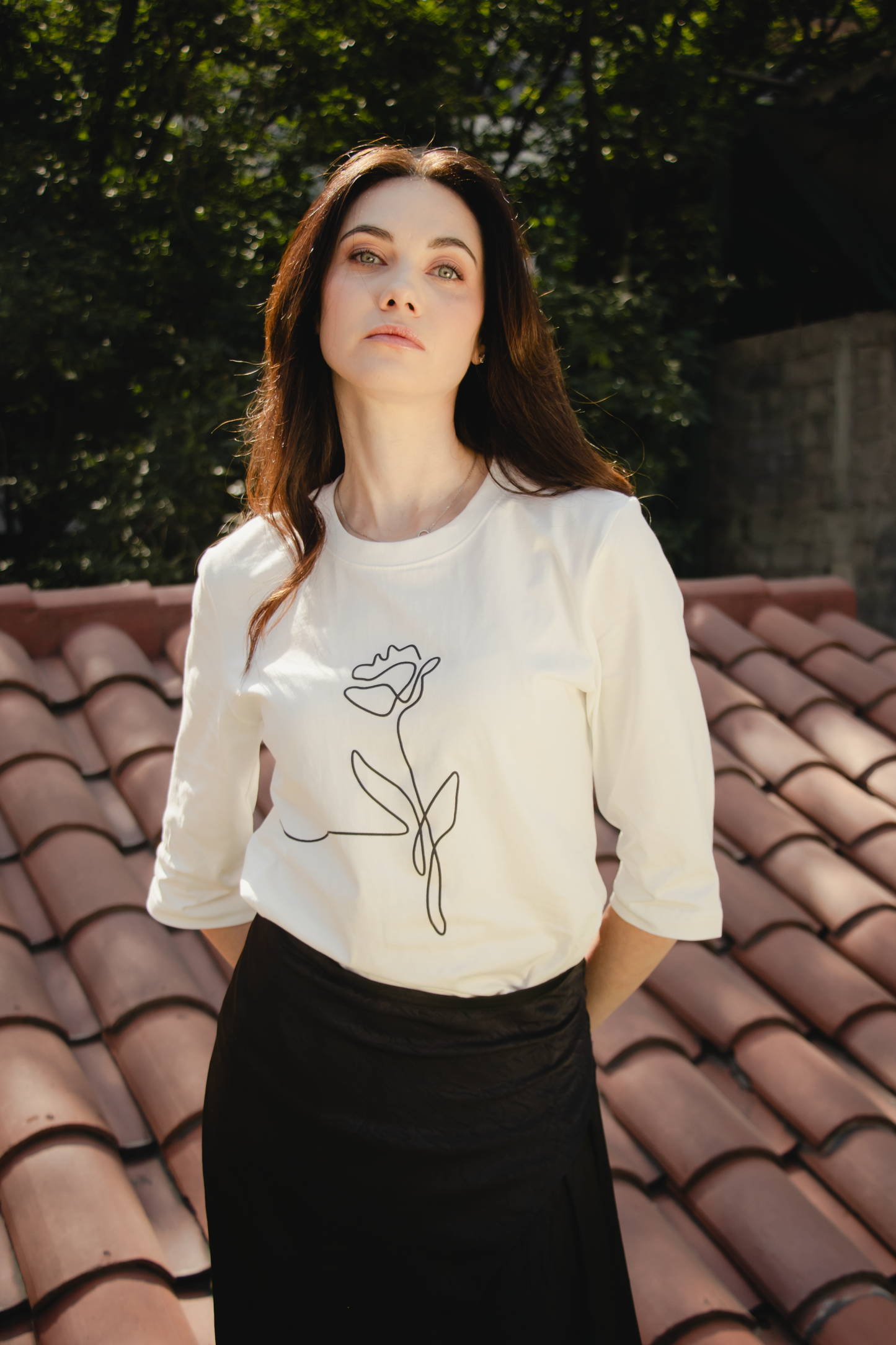 FLEUR T-SHIRT FLOWER PRINT