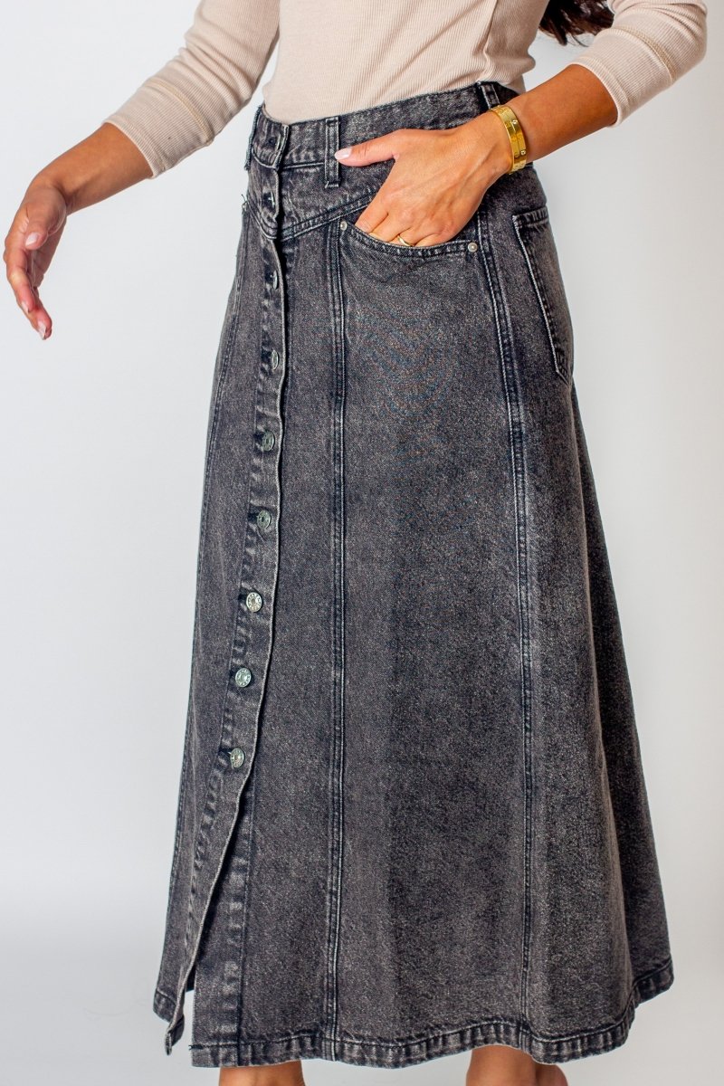 BLACK ARIELLA SKIRT