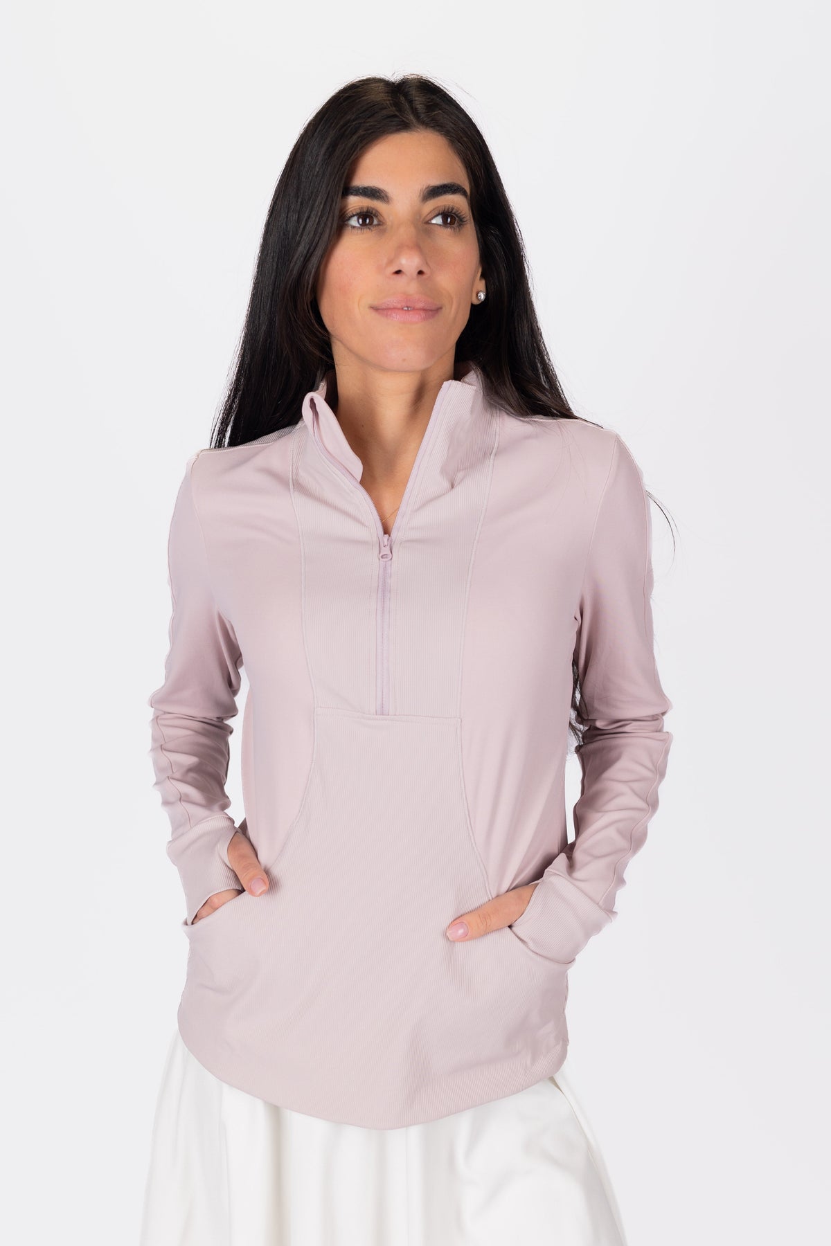 PINK ENDURE HALF ZIP