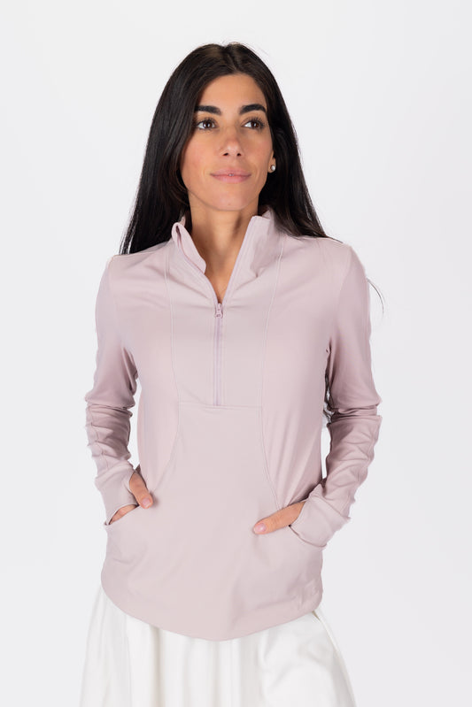 PINK ENDURE HALF ZIP