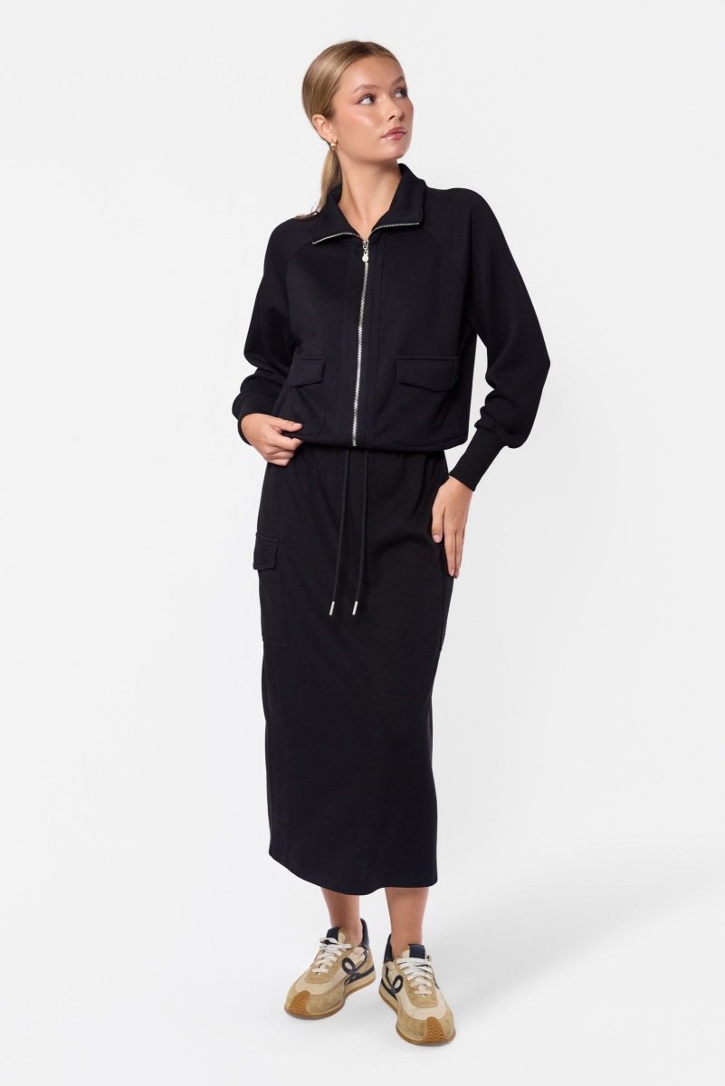 BLACK MINA CARGO SKIRT
