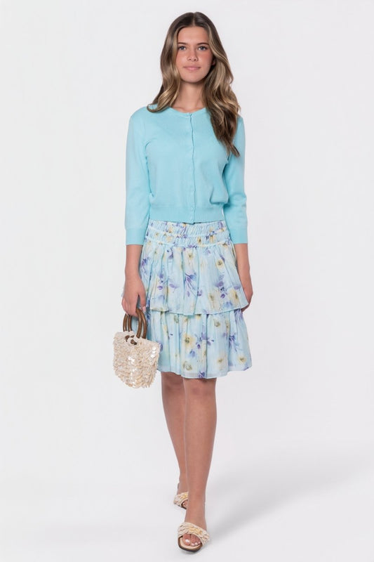 MINT/PURPLE ZENA SKIRT