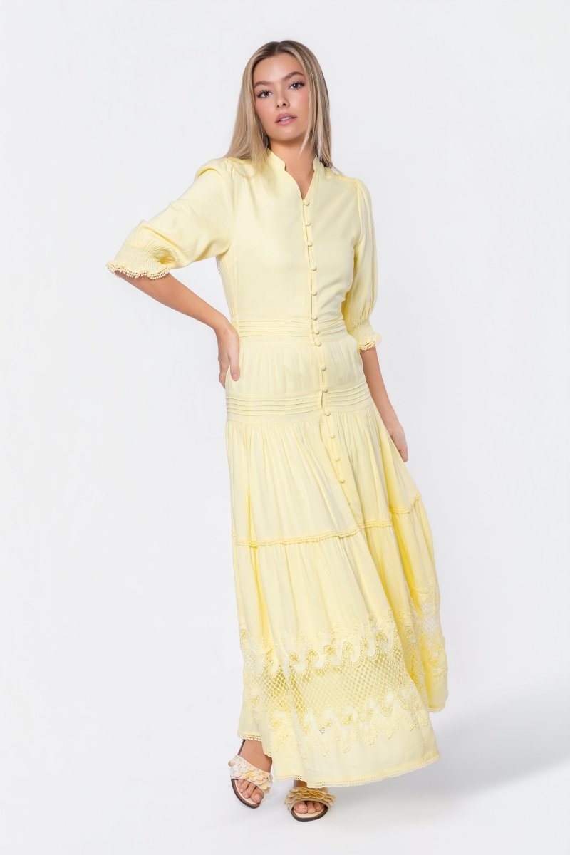 HALLIE YELLOW DRESS