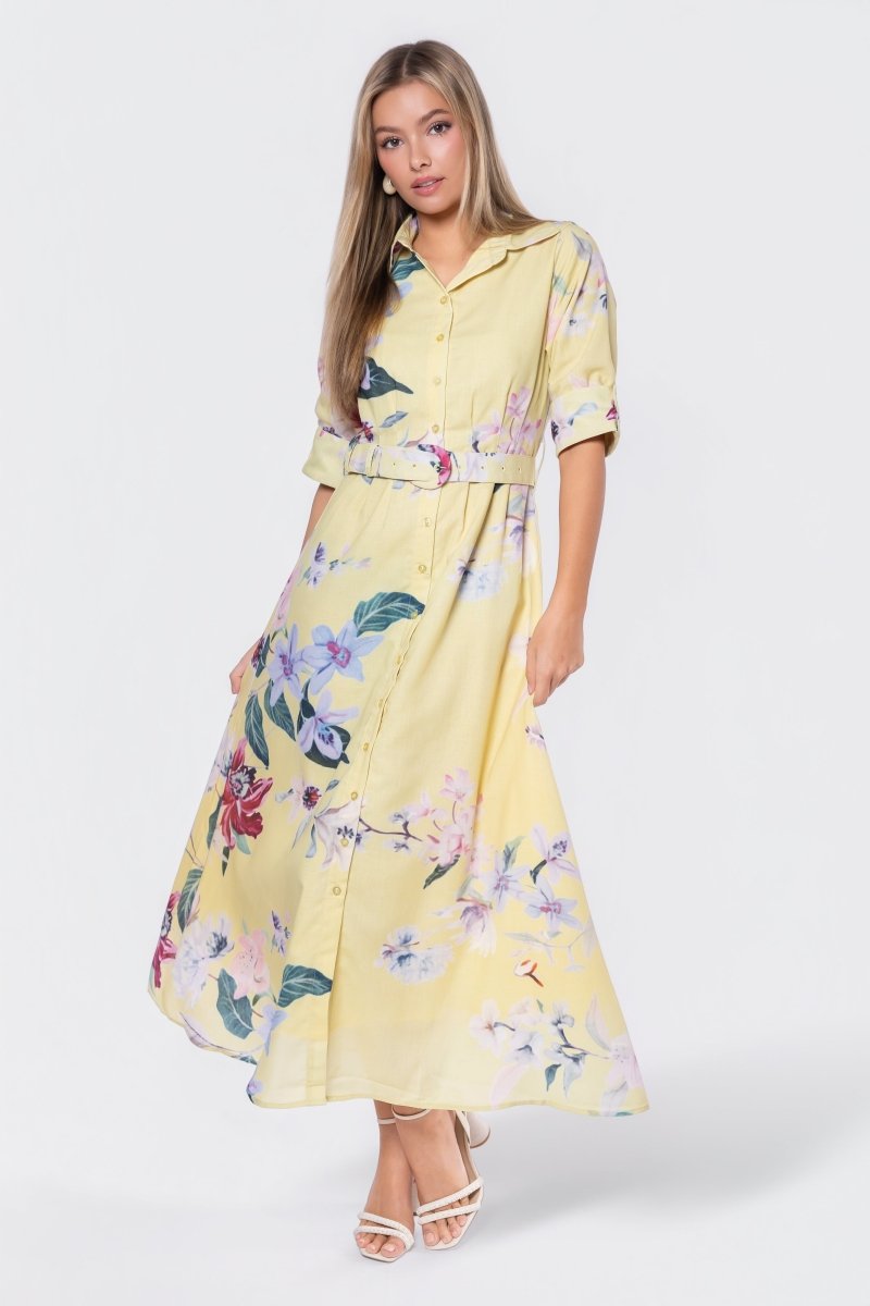 YELLOW LORINA DRESS
