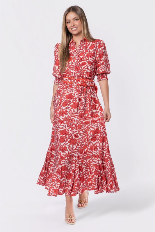 KAREN RED DRESS