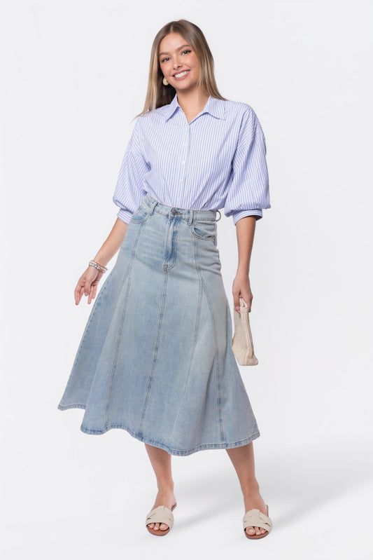 BLUE ROSIE SKIRT