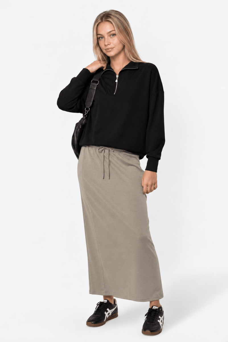 LIGHT BEIGE MINA SKIRT