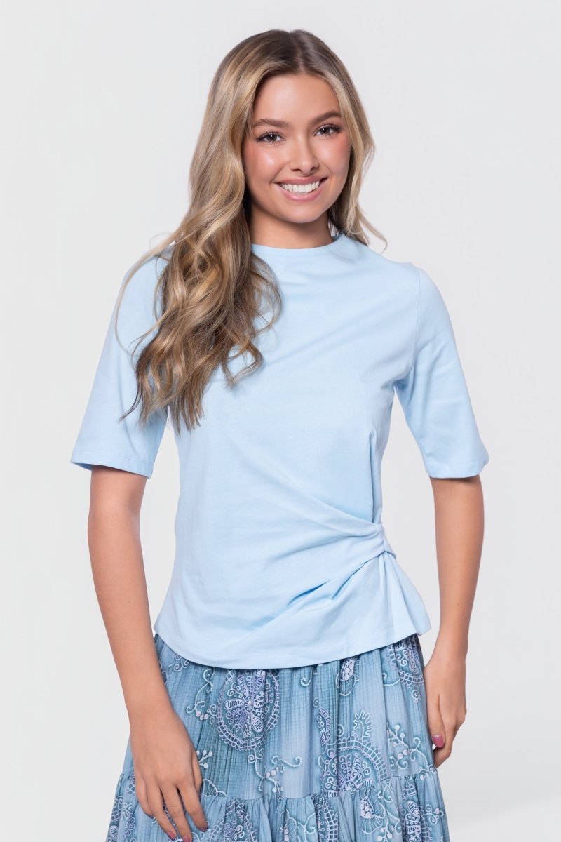 LIGHT BLUE SONIA TOP