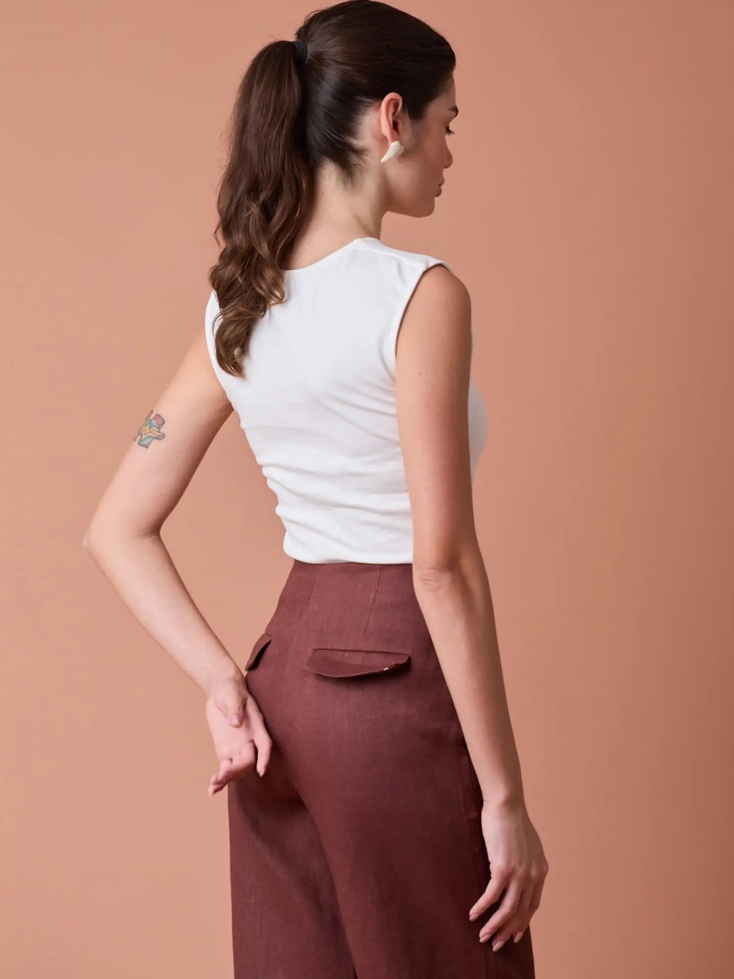 WHITE LORA TOP
