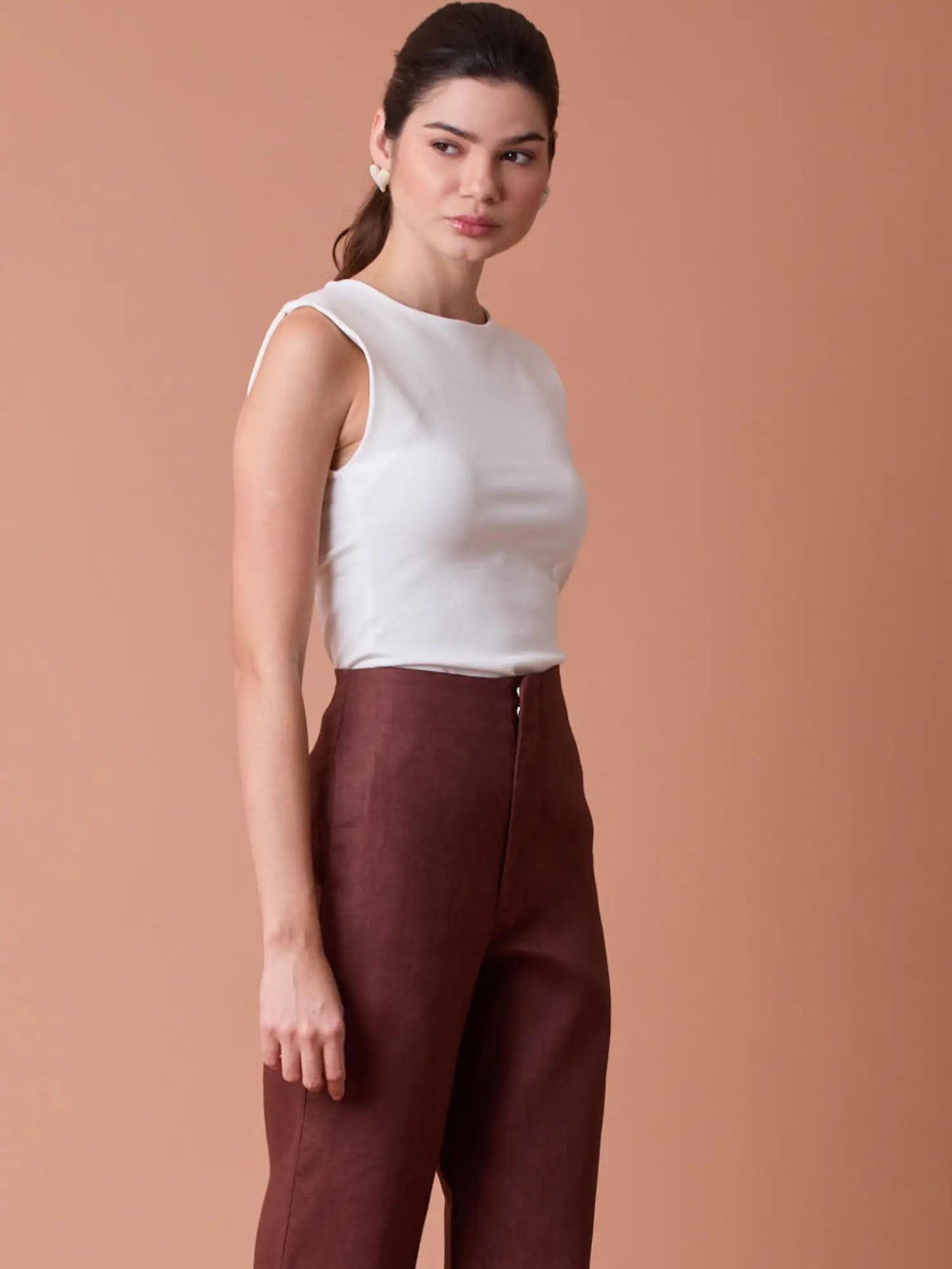 WHITE LORA TOP