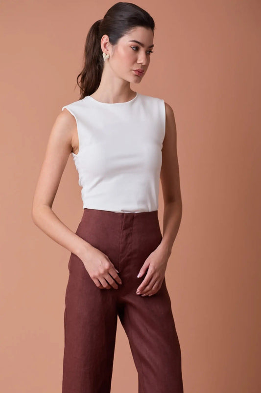 WHITE LORA TOP
