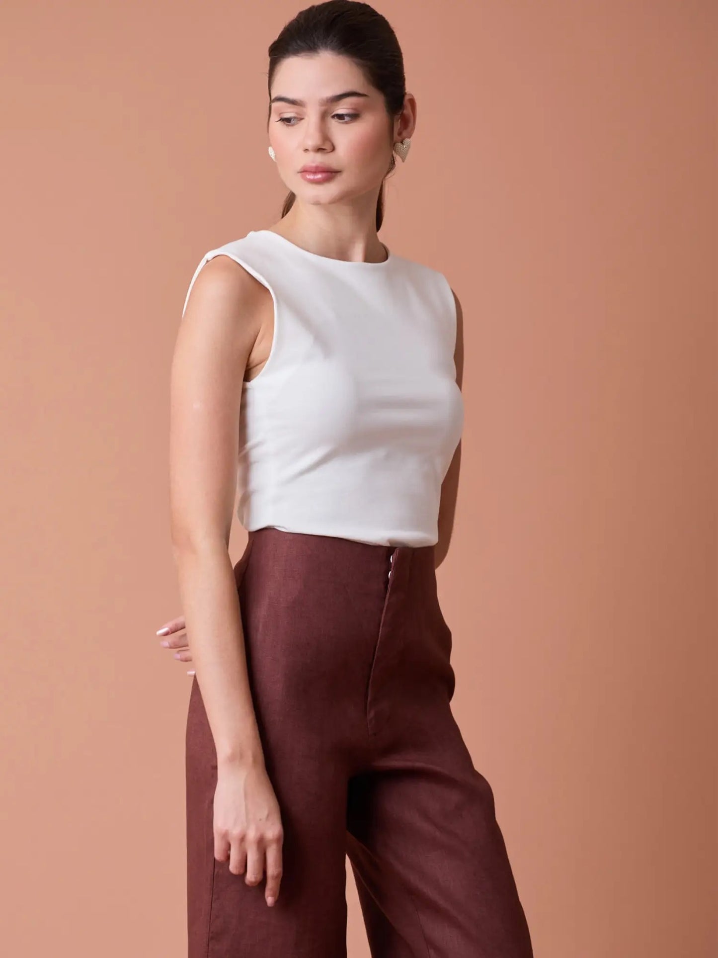 WHITE LORA TOP