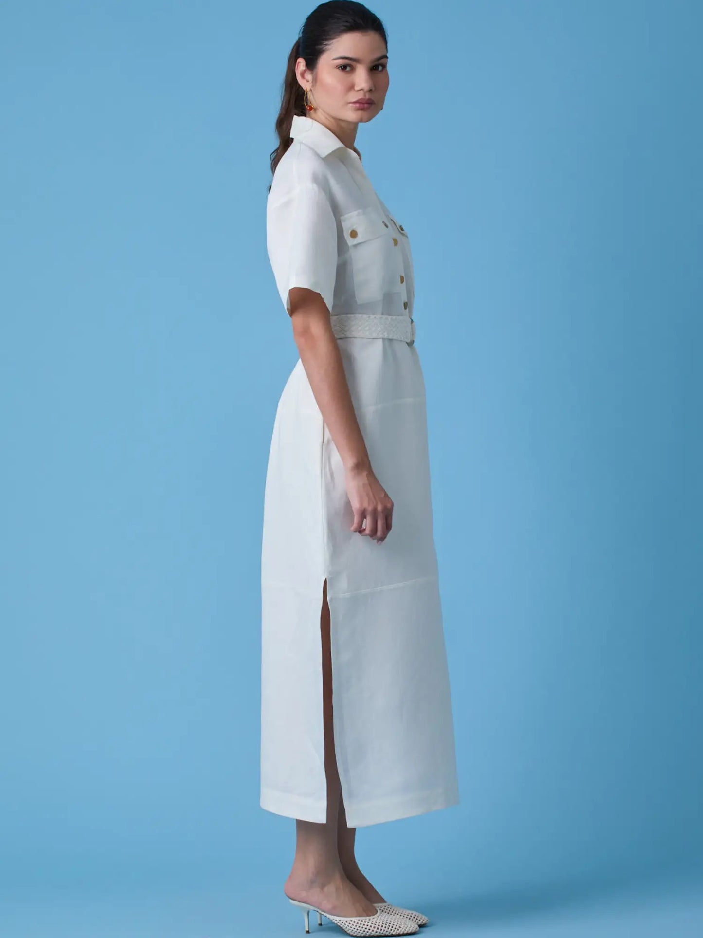 OFF WHITE LAWRENCE DRESS