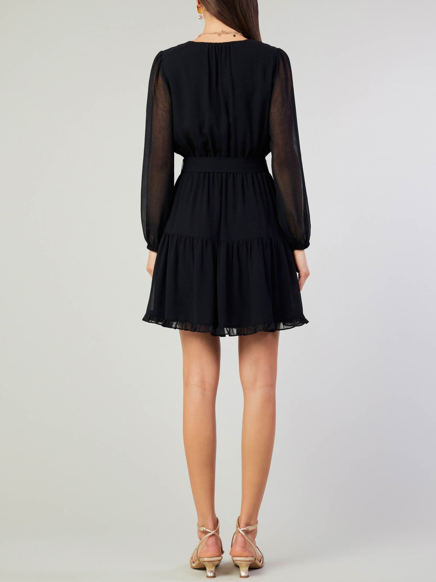 BLACK SURPLUS MINI DRESS