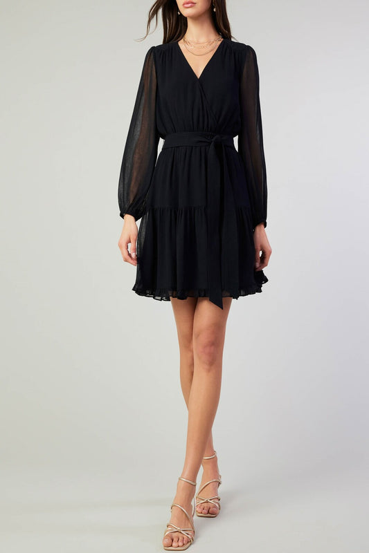 BLACK SURPLUS MINI DRESS