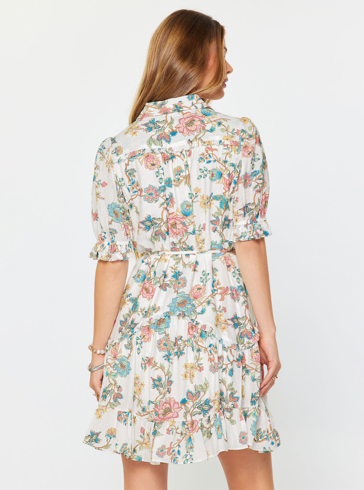 MULTI FLOWER MINI DRESS