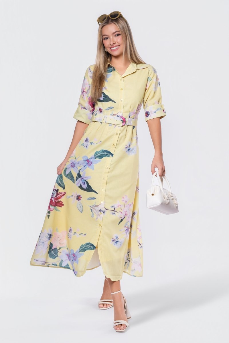 YELLOW LORINA DRESS