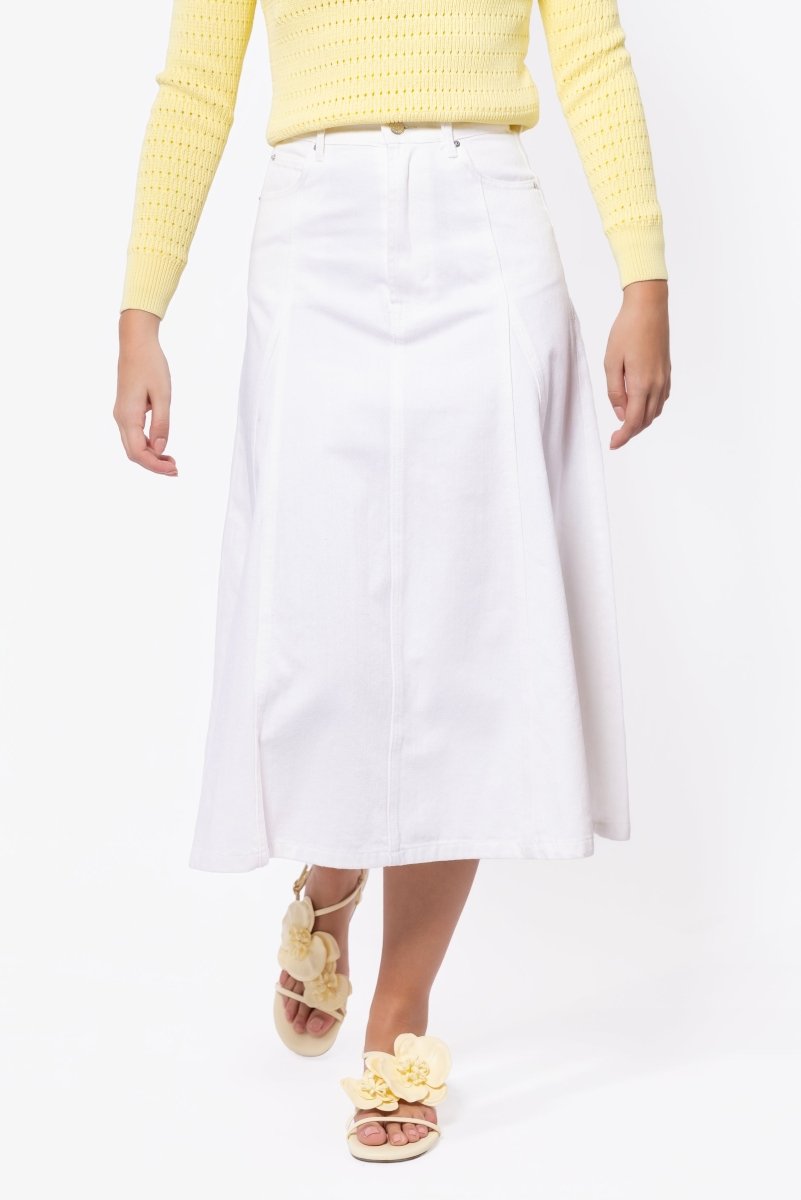 WHITE ROSIE SKIRT