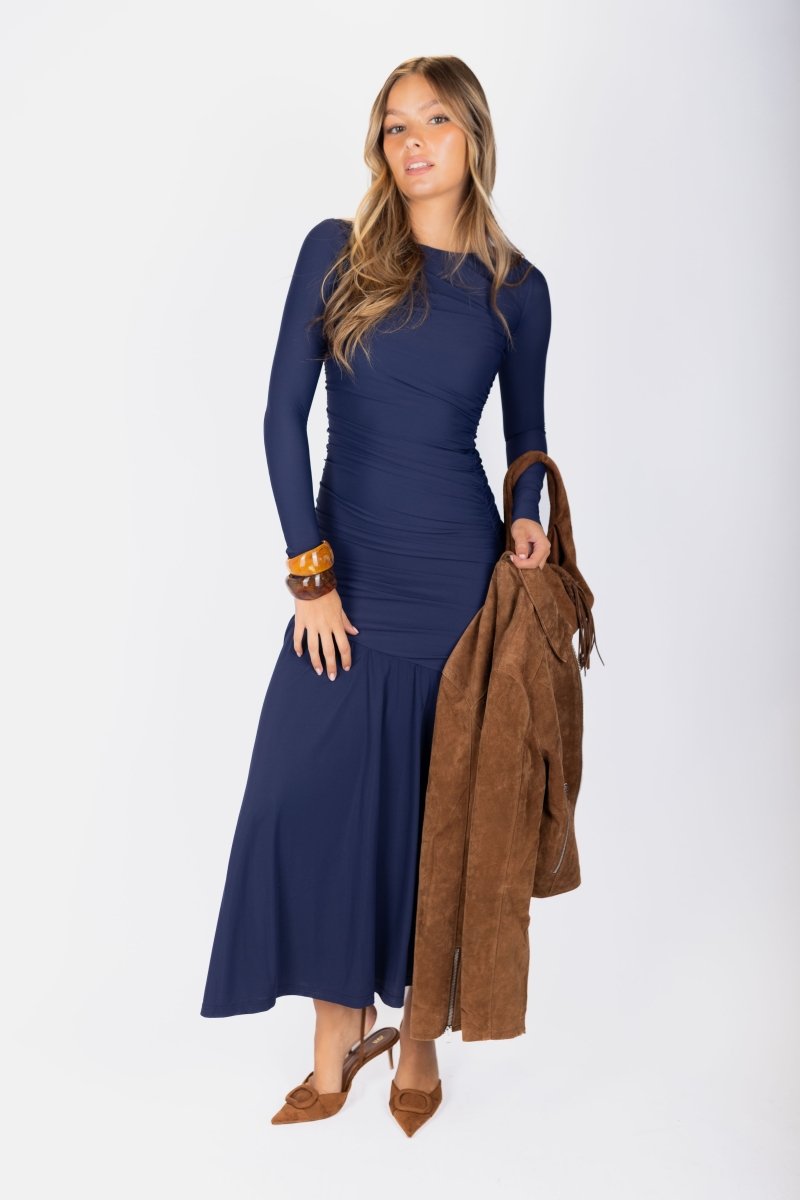 NAVY MIRI DRESS