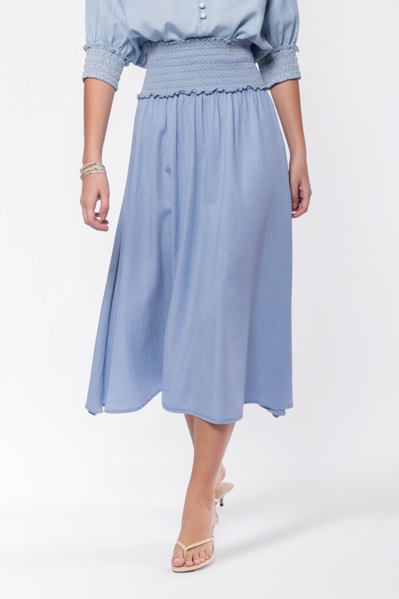 LIGHT BLUE STELLA SKIRT