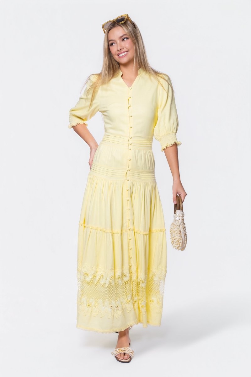 HALLIE YELLOW DRESS